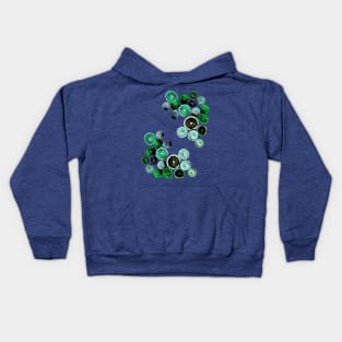 Green Fruit Slices Kids Hoodie